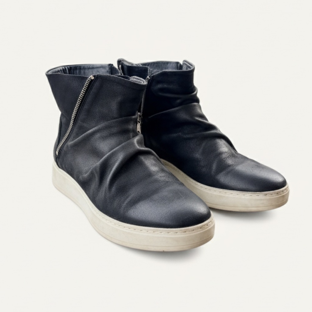 John Varvatos 315 Double Mac Zip, Black, U.S. 12 - Picture 4 of 8